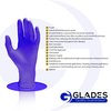 Glades Nitrile Disposable Gloves, 8 mil Palm , Nitrile, Powder-Free, XXL, 500 PK, Purple XXL